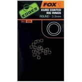 Nvazcov krouky Fox Edges Kuro Coated Rig Rings